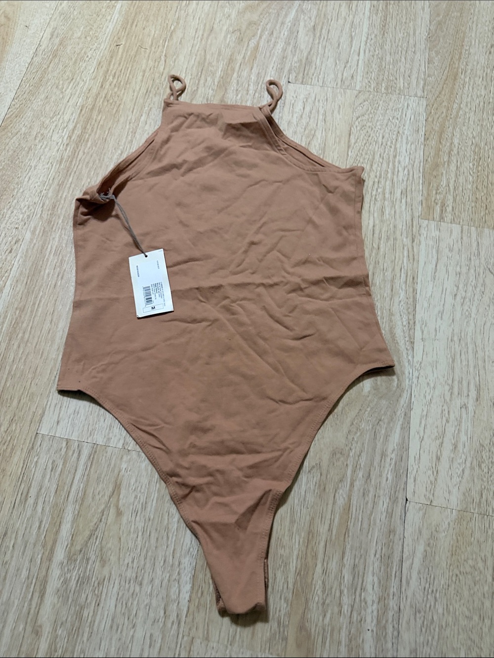 Women’s  High-Neck One-Piece in Rust Brown - Unbranded